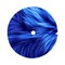 FabricLA Royal Blue Faux Fur Tree Skirt Cut - 60 Inches with Rounded Edges (No Backing) for Holiday Decor